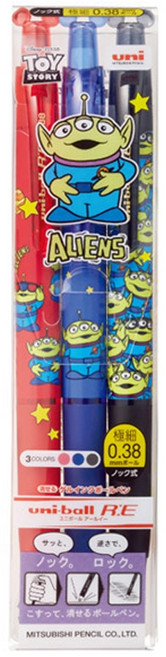 미쯔비시 유니볼RE 에일리언 알린 0.38mm 3색, 1개, 다색