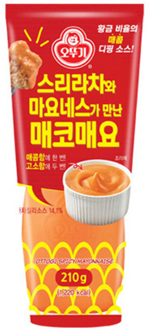 오뚜기 스리라차와 마요네스가 만난 매코마요 210g, 10개