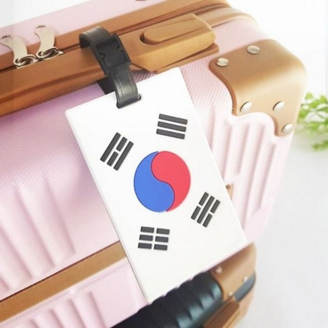 가방 네임택 캐리어 이름표 짐식별태그 태극기네임택 태극기네임텍 캐리어네임텍