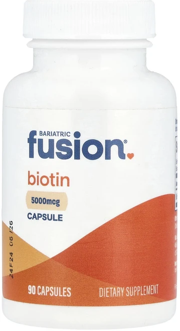 Bariatric Fusion 비오틴 5000mcg 캡슐 90정, BariatricFusion비오틴5000mcg캡슐90정, 1개 - 쿠팡