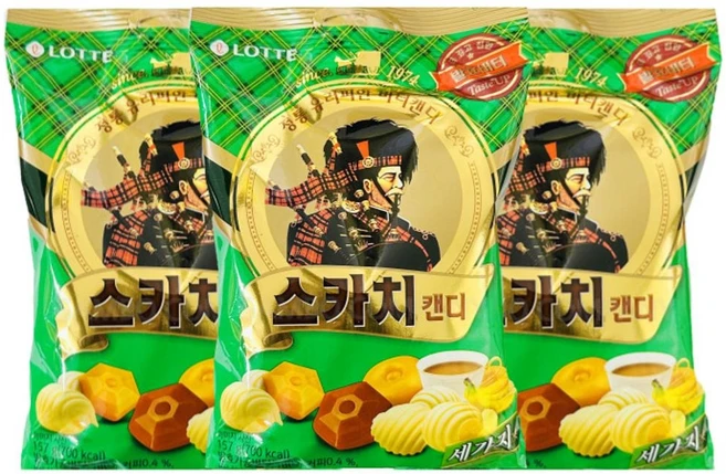 커피맛사탕 스카치캔디 스카치3가지맛캔디(버터 커피 바나나) 3개, 471g, 1개 - 쿠팡