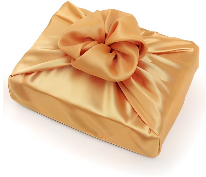 공단보자기 107 x 107 cm, 황금색, 10개