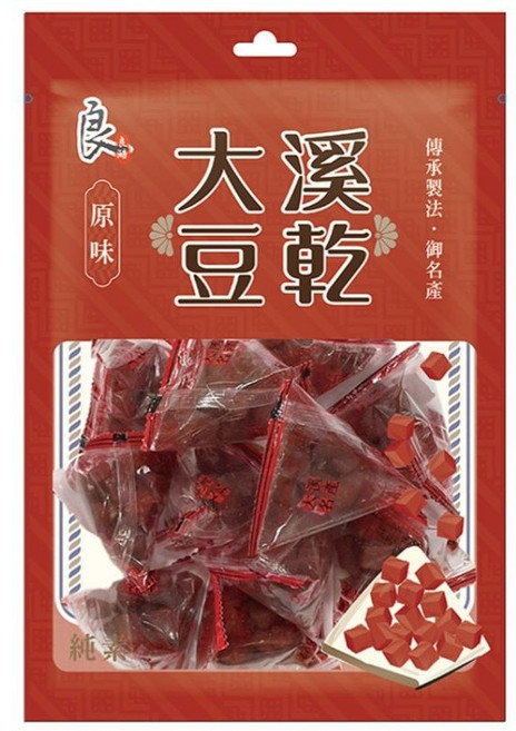 良澔 大溪豆乾 小小丁 原味 (傳統風味 Q彈有嚼勁), 130g, 1袋