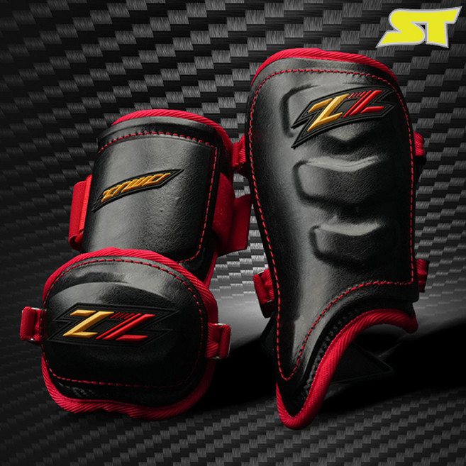 스톰 암가드 풋가드 야구 선수보호대 프리미엄 지투 블랙레드, 1개