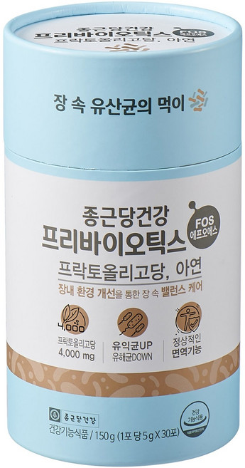 종근당건강 프리바이오틱스 에프오에스, 30회분, 1개