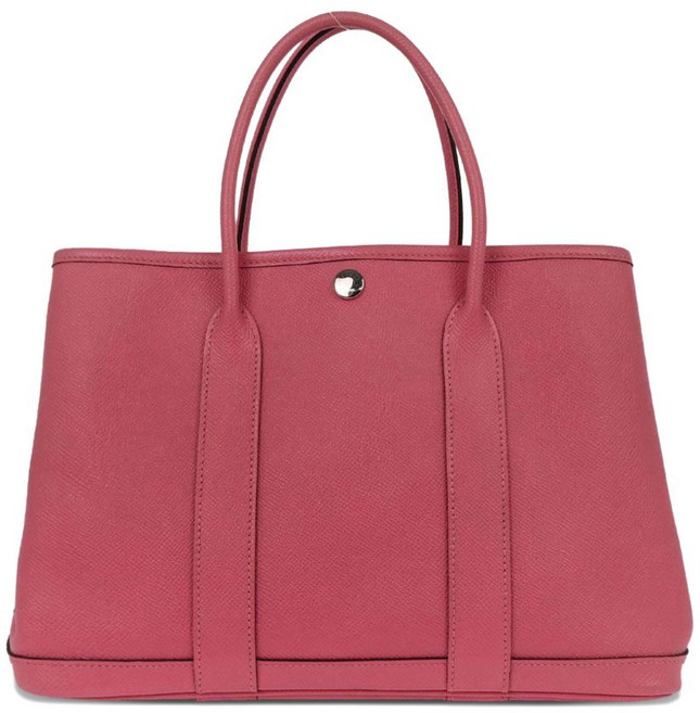 에르메스 중고 2015 30 TPM 가든파티 탑 핸들 토트 백