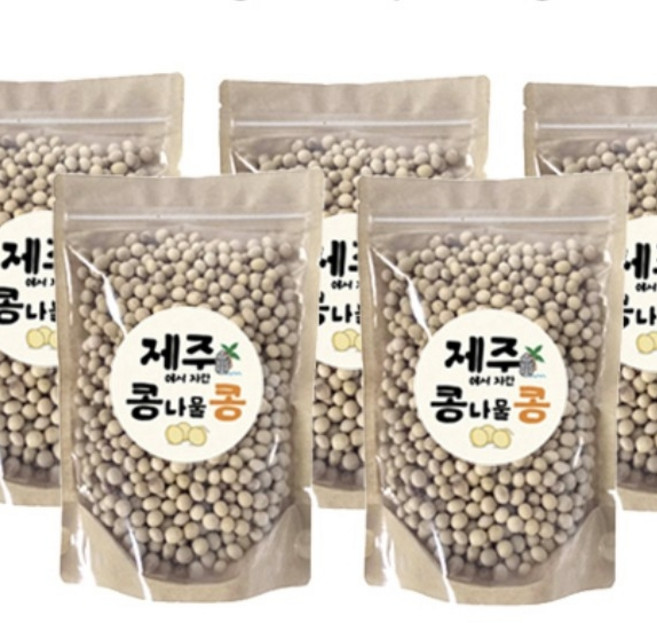 제주에서 자란 콩나물재배용 콩 400gX5봉(총2kg)-재배기 별매, 1, 400g