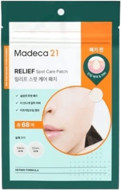 마데카21 릴리프 스팟케어패치 68매, 기본선택 - 쿠팡
