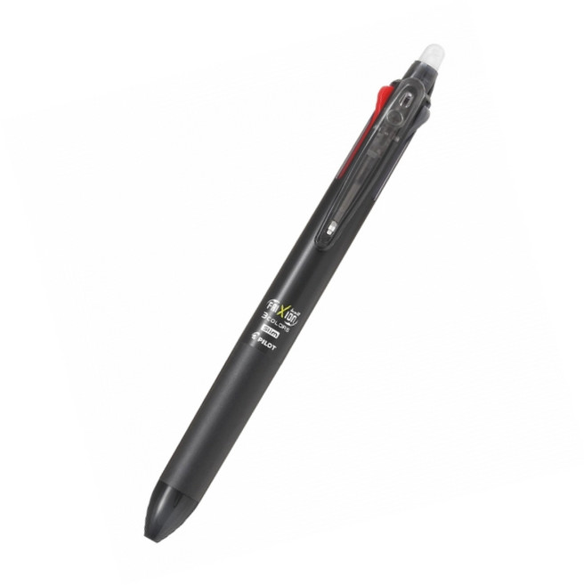 프릭션 슬림 3색 볼펜 0.5mm, 0.5mm 블랙, 8개