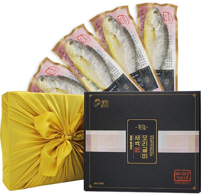 영광 법성포 새싹보리굴비 5미 10미 선물세트 명절 부모님 선물, 선물포장 새싹보리굴비 5미, 1박스