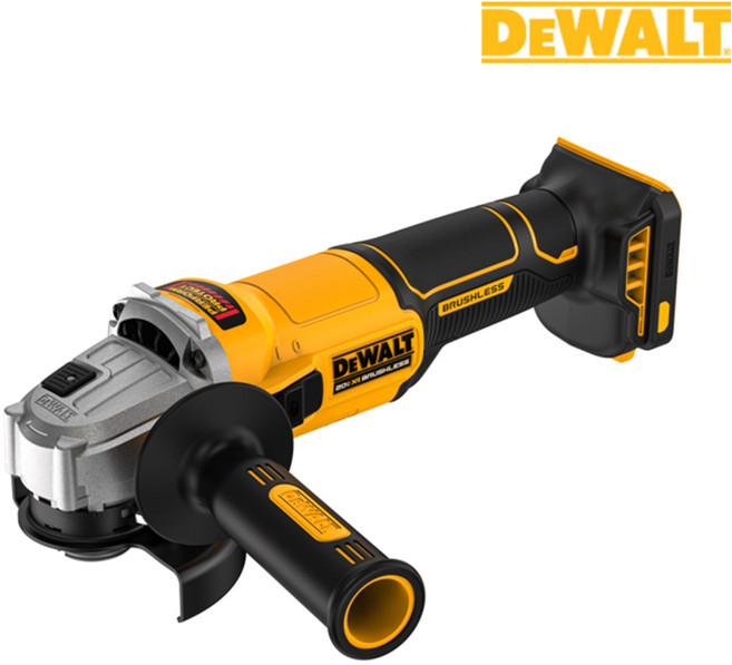DEWALT 디월트정품 20V MAX 브러쉬리스 125mm 충전 그라인더 베어툴 본체만 DCG407N 슬라이드 스위치, 1