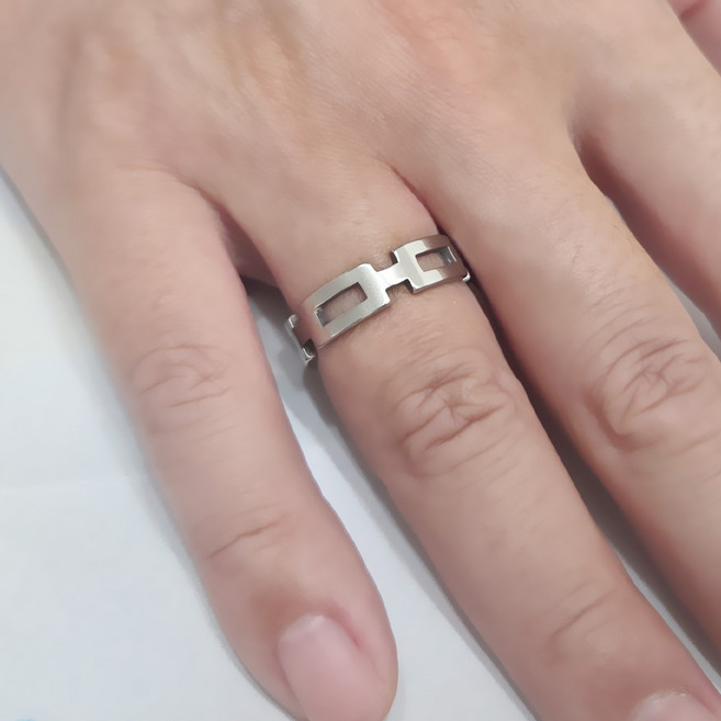 [골드러쉬] R224 스틸반지 커플링 남녀공용 패션링 엔틱남자패션악세사리