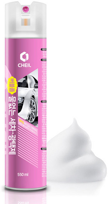 YBJ41 자동차 차량용 거품 세척 카샴푸 간편 코팅 얼국제거 왁스 버블폼 물없는 세차 광택제, 550ml, 1개