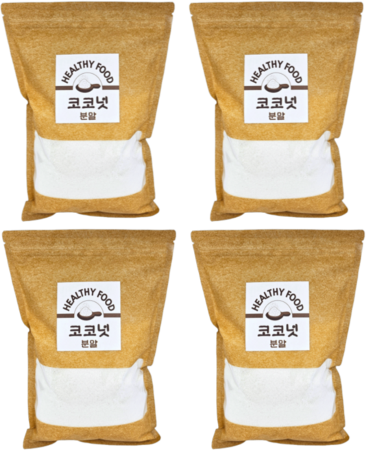 코코넛분말 1kg 코코넛가루, 4개
