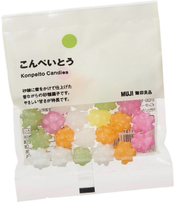 MUJI 무인양품 별사탕, 50g, 3개