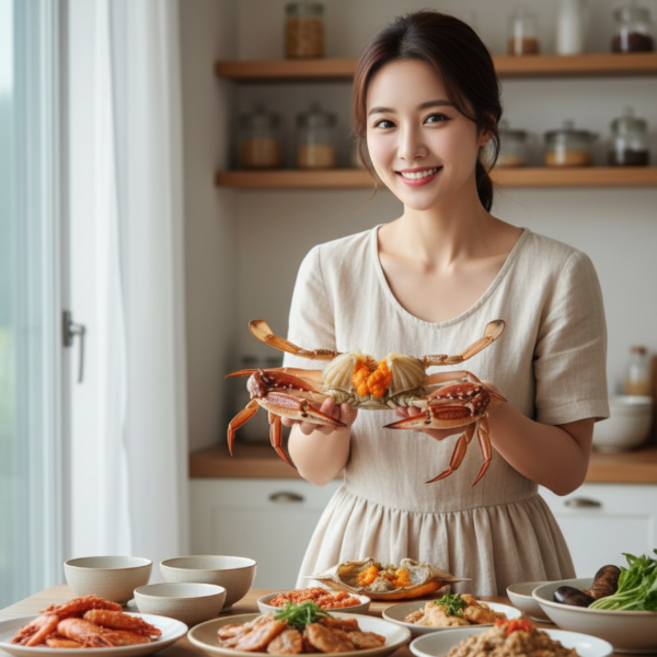 활 암꽃게 서해안 특A급 알배기 제철 게장용 생물 꽃게 산지직송, 1박스, 1kg(1%<세이프선택>갓잡은 신선 암꽃게HOT)