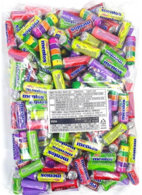 미니 멘토스 리필팩 2500g, 1개, 2.5kg