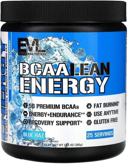 EVLution Nutrition BCAA 린 에너지 블루 라즈 285g(10.1oz), EVLutionNutritionBCAA린에너지블루라즈2, 285g, 1개 - 쿠팡