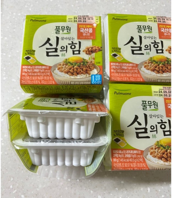 풀무원 살아있는 실의 힘 국산콩 냉동나또, 24개, 49.5g