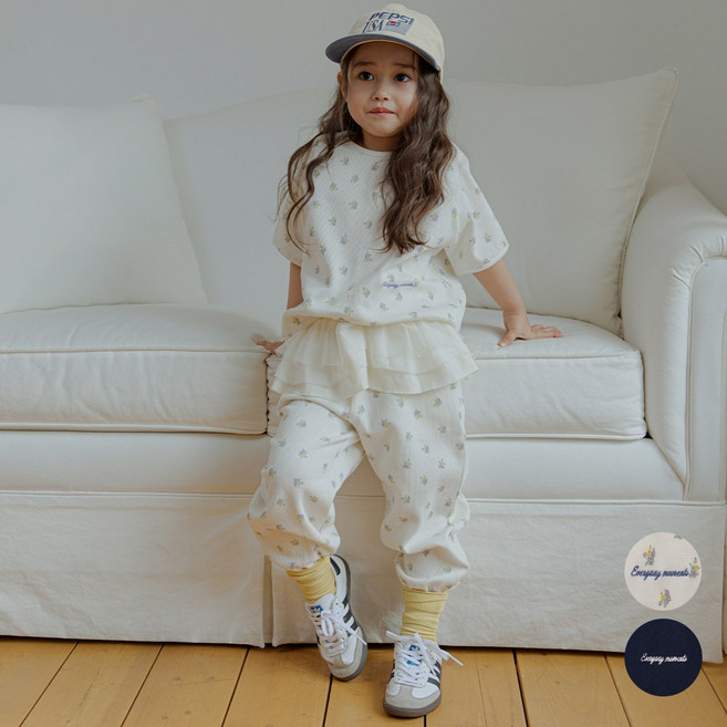 [해피버스]아지와플셋업 아동상하세트