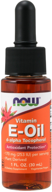 나우푸드 내추럴 E-오일 D-알파 토코페롤 23000IU 포함 글루텐 프리 비건, 1개