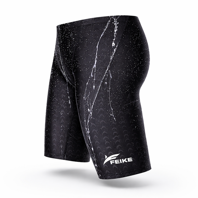 남성 5부 수영복 기능성 경영 연습용 실내수영 팬츠 FEIKE
