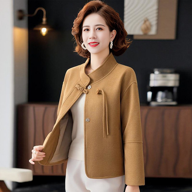 [엘드마마] 엘리아 하프 겨울 코트 홈쇼핑 노출