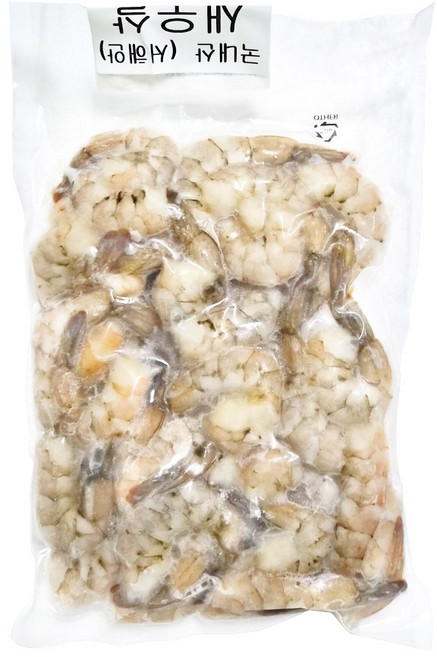 부전수산 냉동 손질 신선한 국내산 새우살 500g 머리 껍질 제거 칵테일새우 감바스 생새우살 냉동새우살 깐새우, 1개