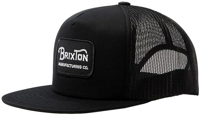 Brixton 남성용 등급 메시 캡 블랙/블랙 단일 사이즈 136500