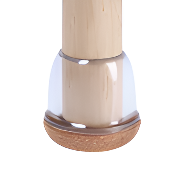 고급 도토리 의자 발커버 소음방지 커버 식탁 소파 가구 체어슈즈 의자다리 캡 쇼파 층간소음 논슬립, 8개, 브라운