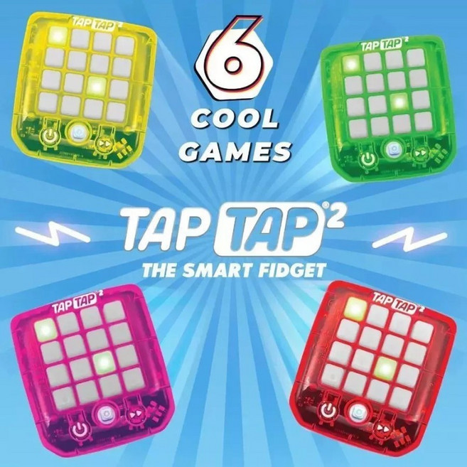 Tap Tap 2 益智魔盒二代 6種遊戲 顏色隨機, 1個, TapTap益智魔盒二代(顏色隨機)