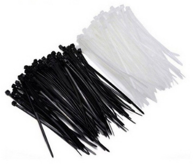 케이블 타이 타이 3 x 100 150 250mm 낱개 판매 전선정리 옵션6종류, 1개, 4x250mm(검정)