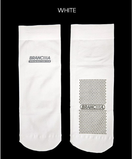 브랑키아 아쿠아모션 0.5mm 핀스타킹 프리다이빙 삭스, 화이트