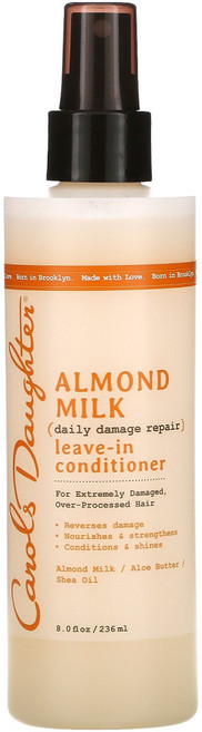 Carols Daughter 모발 관리 Almond Milk Daily Damage Repair Leave-In 컨디셔너 (236 ml), 1개