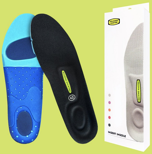 워킹마스터 insert 기능성깔창 아치 평발 깔창 교정 오다리 군인