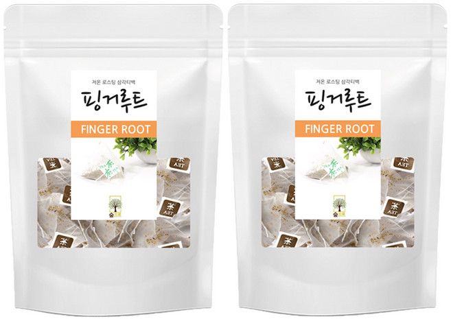 핑거루트 25티백 숲으로허브 삼각티백, 25g, 25개입, 2개