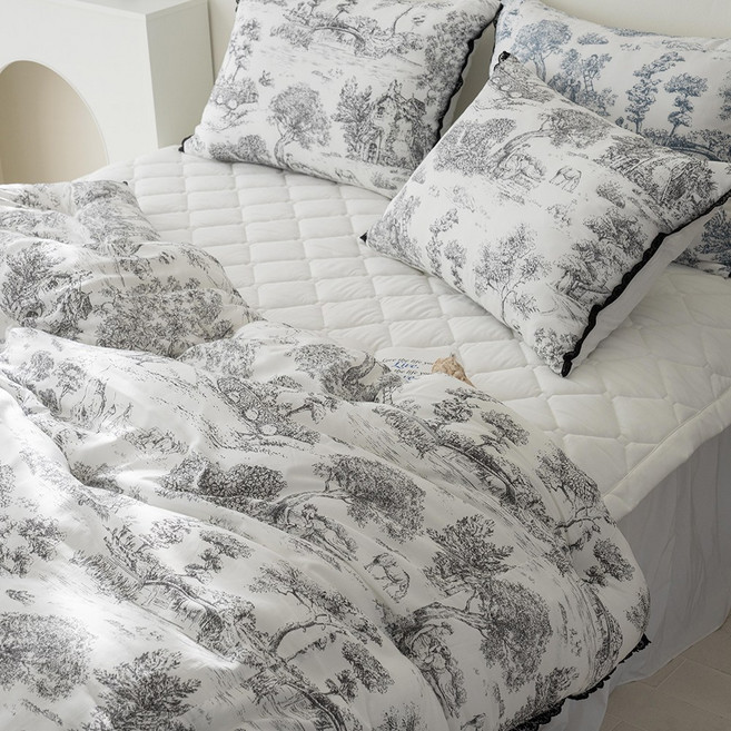 모달이불 모달차렵이불 먼지없는이불 알러지케어 이불 침구 침대패드 세트 몽슈모달 더자샵