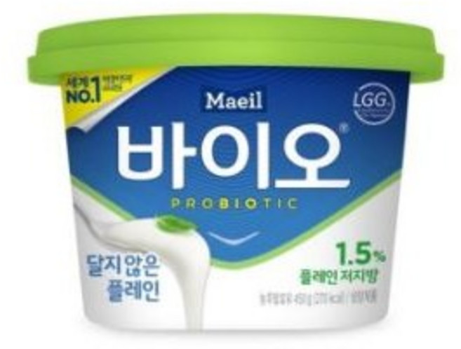 [메가마트]매일 바이오 플레인 저지방 450G, 30개