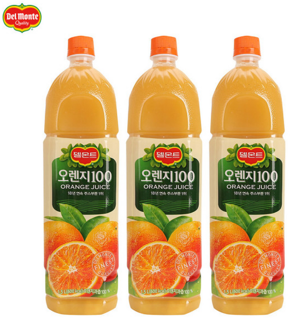 델몬트 오렌지 입, 1.5L, 6개