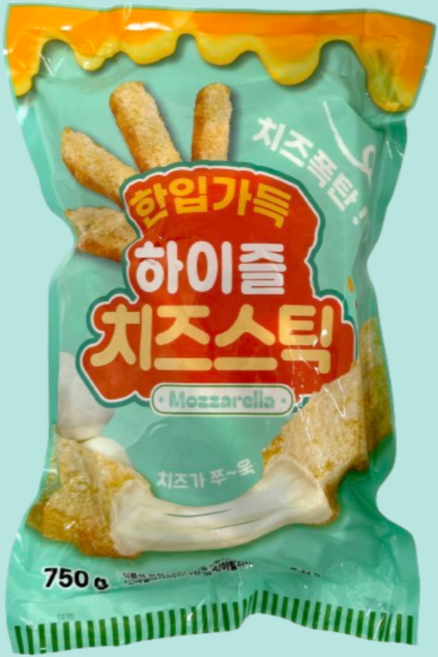 하이즐 치즈스틱, 1개, 750g