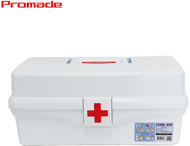 다용도 공구함 J-3021 프로메이드 3단 콤비 멀티박스 가정용 구급함 응급상자 비상약, 1개