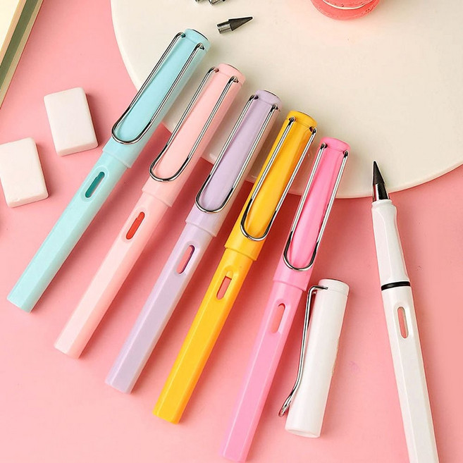 무한연필 깎지않고 부러지지않는 지우개연필 단품 () kkr+48336Kf, 단품-블랙, 본상품선택