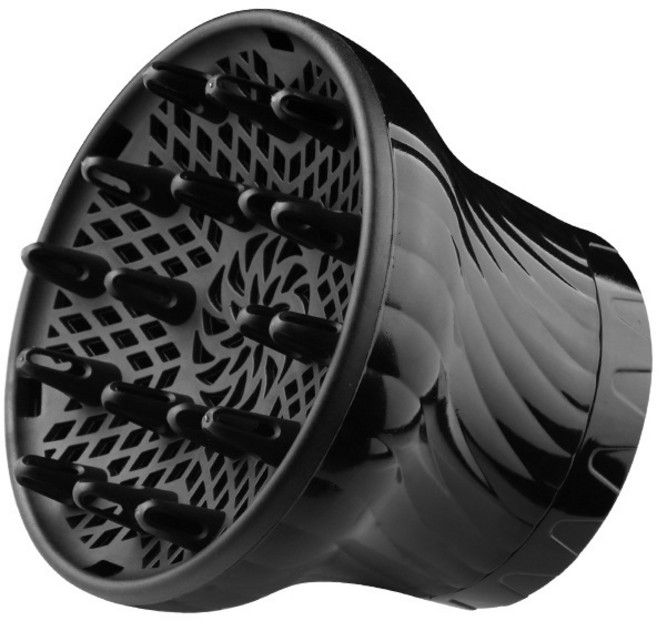 萬用烘罩 烘髮罩 捲髮烘罩 吹風機罩, 黑色, 1個, 黑色