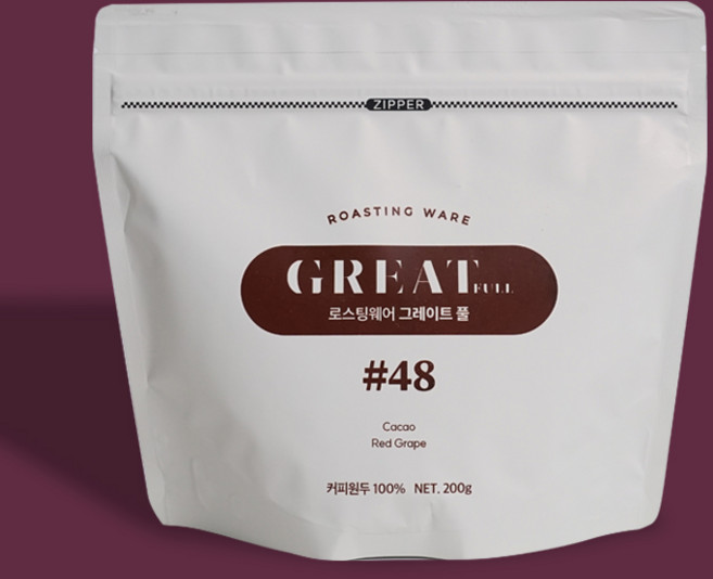 로스팅웨어 그레이트 풀 블렌드 200g 1kg, 프렌치프레스용 분쇄, 프렌치프레스, 1개