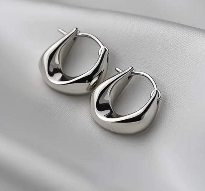 아뜨라 14K GF 데일리 원터치 링 귀걸이