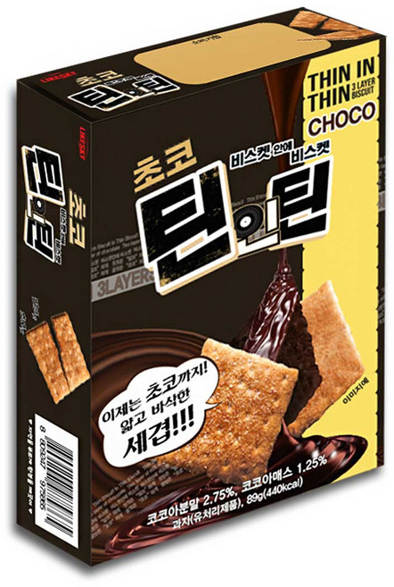 하늘처럼 초코 틴인틴 비스켓, 89g, 1개