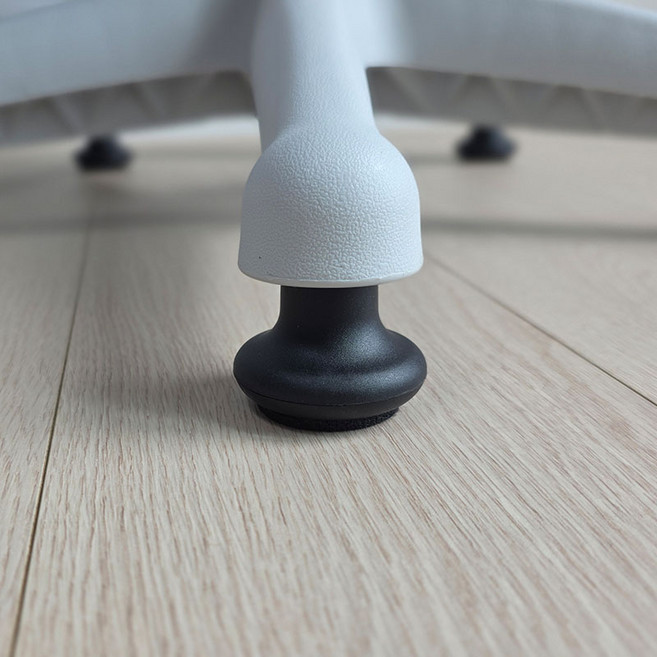 라클라스 컴퓨터 책상의자 바퀴 고정 글라이드 시디즈 호환 5EA + 리무버 1세트, 5개, A형 블랙