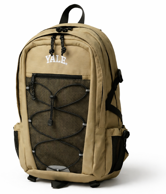예일 백팩 가방 데일리 책가방 메쉬 37L 2종, 1개, 샌드(SD)
