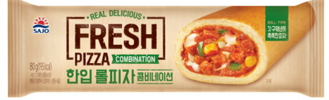 사조대림 한입롤피자(콤비네이션) 80g, 1개