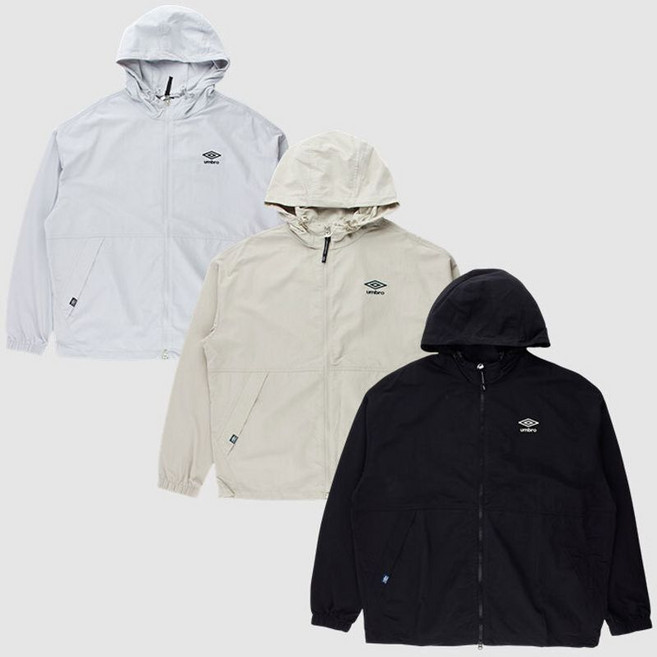 [엄브로] 클래식 후드 바람막이 집업 자켓 UQ221CJK42